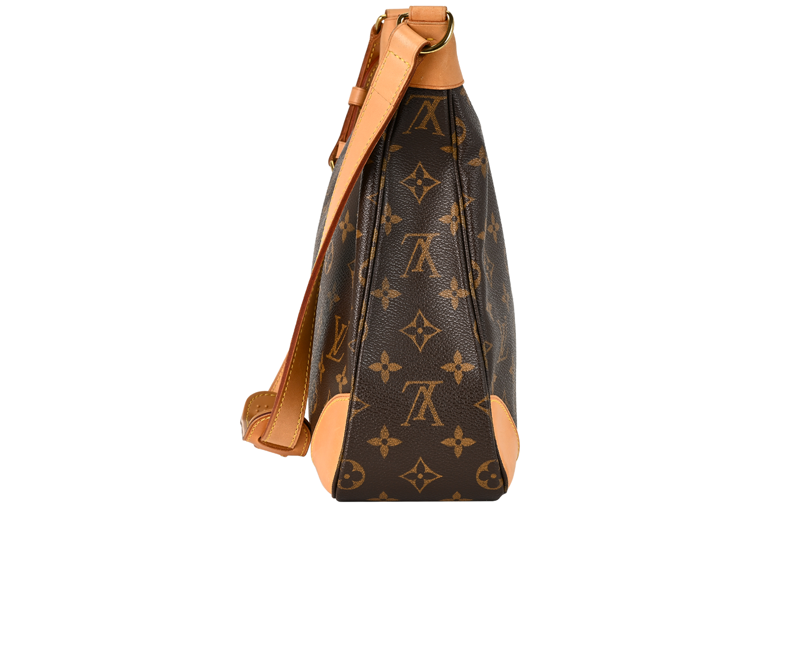 Boulogne 30, &pound;750, Handbags, Brown, Canvas, Side view